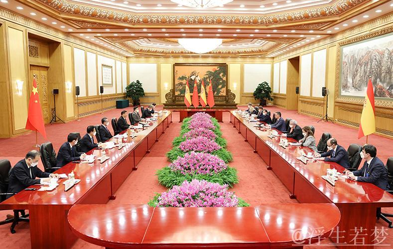 习近平会见西班牙首相桑切斯 习近平会见西班牙首相桑切斯